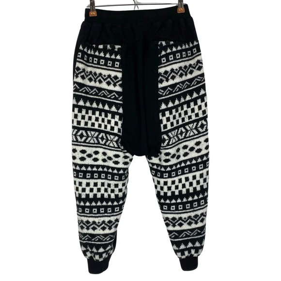 KTZ Kokon To Zai Drop Crotch Track Pants Joggers Mens Small Sweater Back Harem - Picture 3 of 15